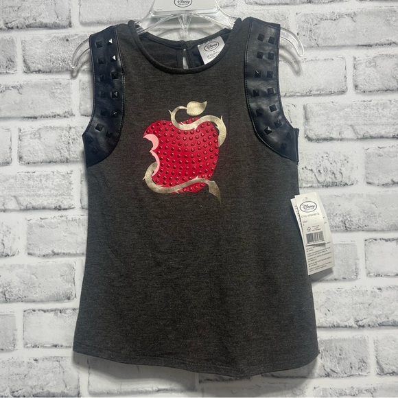 NEW Disney Store Descendants Poison Apple Studded Faux Leather Tank 4 - Picture 1 of 9